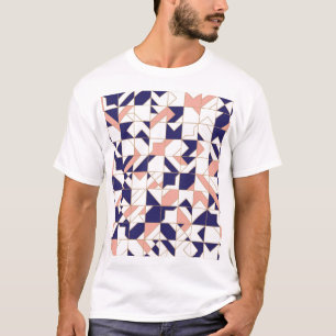 T-shirt Géométrique complexe, vintage moderne, application