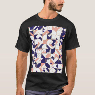 T-shirt Géométrique complexe, vintage moderne, application