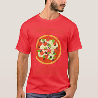 T-shirt Géométrique Da Vinci Pizza Artiste Pizzaholic
