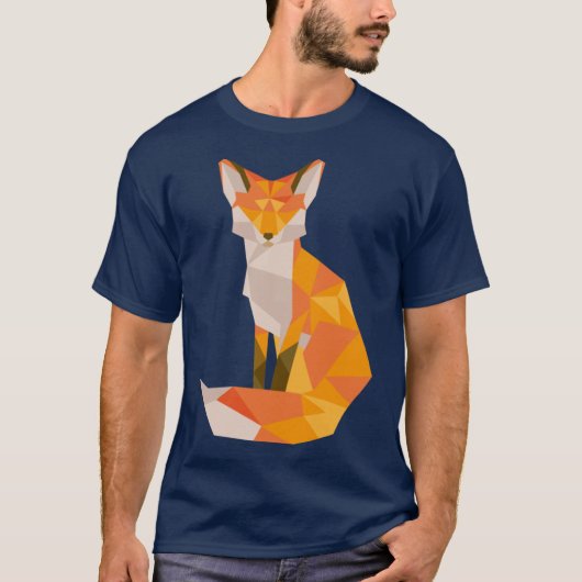 T-shirt Géométrique Fo rétro (Devant)