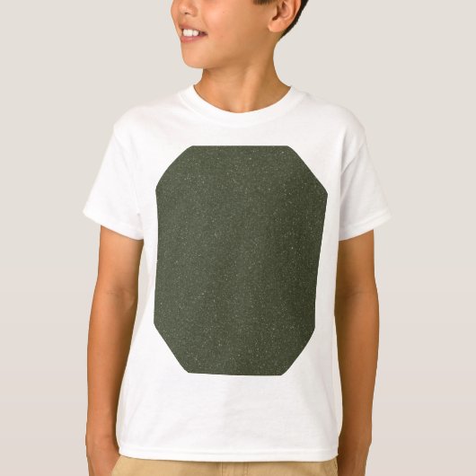 T-shirt Géométrique Moss Green Kids Tee (Devant)