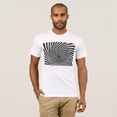 T-shirt GÉOMÉTRIQUE OP ART (Devant entier)