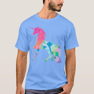 T-shirt Géométrique Pastel Unicorn