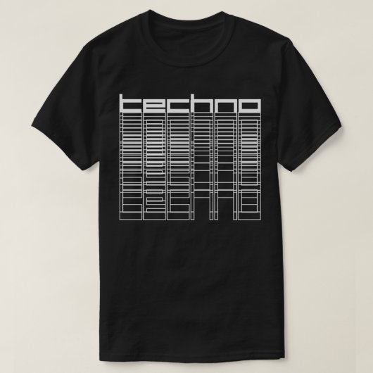 T-shirt géométrique techno (Design devant)