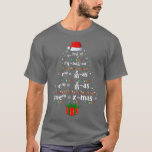 T-shirt Geometry Math Science Teacher Merry Christmas<br><div class="desc">Geometry Math Professeur de sciences Joyeux Noël.</div>