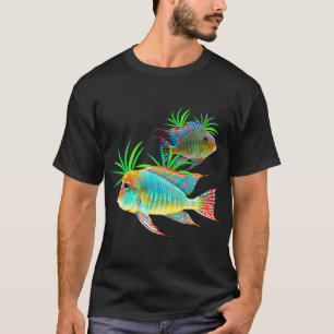 T-shirt Geophagus Eartheater Cichlid Fish Tank Aquarium