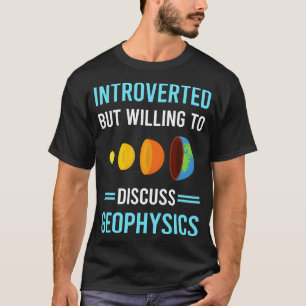T-shirt Géophysicien en géophysique introduit