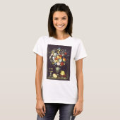 T-shirt Georg Flegel Gros morceau de fleurs (en niche) (Devant entier)