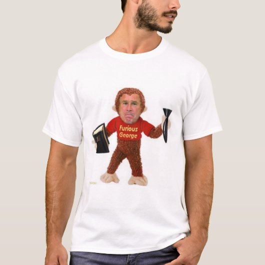 T-shirt George Bush furieux (Devant)