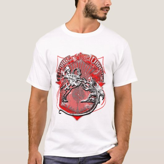 T-shirt George et le dragon (Devant)