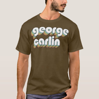 T-shirt George lin Retro Rainbow Typographie style défraîc