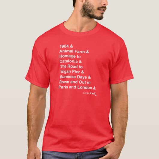 T-shirt George Orwell (Devant)