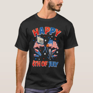 T-shirt George Washington 4 juillet Femmes Hommes Américai