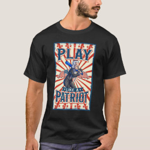T-shirt George Washington 4 juillet Femmes Hommes Américai