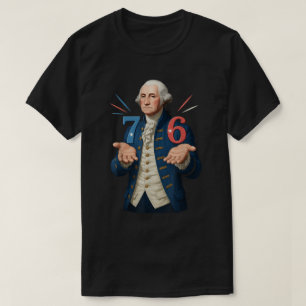 T-shirt George Washington 7 6 Mème Histoire Art