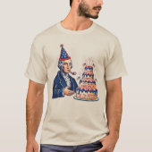 T-shirt George Washington Birthday Party  (Devant)