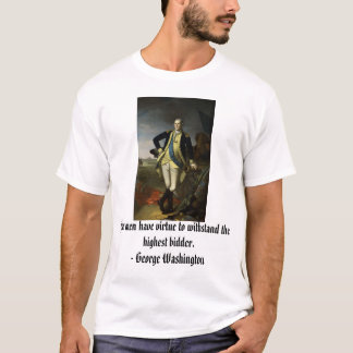 T-shirt George Washington chez Princeton, peu d'hommes ont