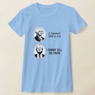 T-shirt george washington contre donald trump