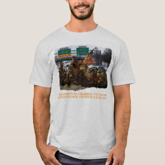 T-shirt George Washington croisant I-490 Cleveland