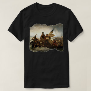 T-shirt George Washington Delaware River Guerre d'indépend