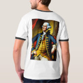 T-shirt George washington en tenue de bureau (Dos)