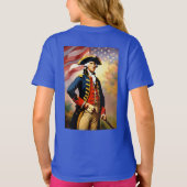 T-shirt George Washington en tenue de guerre (Dos)