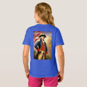 T-shirt George Washington en tenue de guerre (Dos entier)