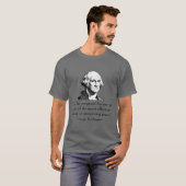 T-shirt George Washington et citation (Devant entier)