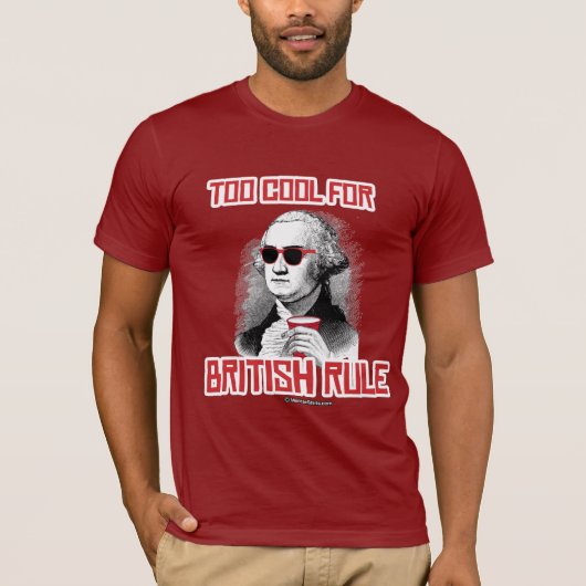 T-shirt George Washington était trop frais pour la règle (Devant)
