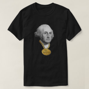 T-shirt George Washington (G-Copie) Blinged drôle