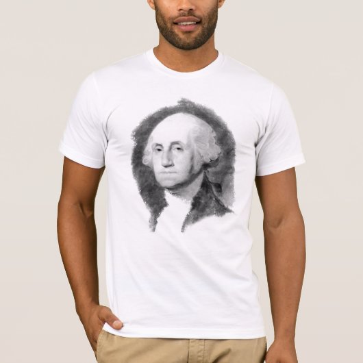 T-shirt George Washington Portrait (Devant)