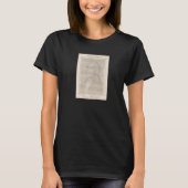 T-shirt George Washington Portrait dans un texte de consti (Devant)