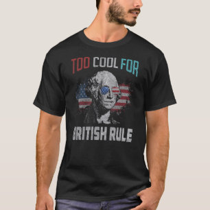 T-shirt George Washington Trop Cool Pour La Grande-Bretagn