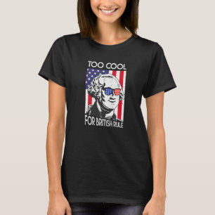 T-shirt George Washington Trop Cool Pour La Règle Britanni