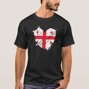 T-shirt Georgia Flag I love Il est dans mon ADN pour les G