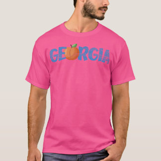 T-shirt Georgia Peach Tee Géorgie Etats-Unis Famille Vacan