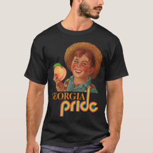 T-shirt GEORGIA PRIDE PEACH FARMER (Classic Retro)