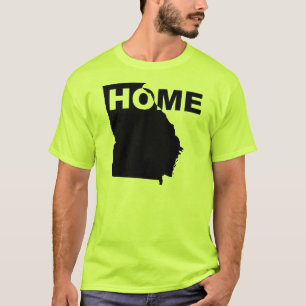 T-shirt 'Georgia thuis weg van staat'