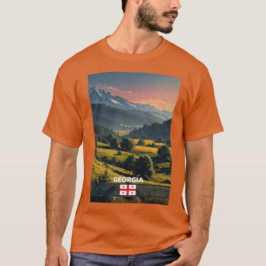 T-shirt Georgia Travel (Devant)