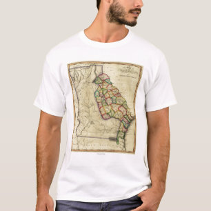 T-shirt GeorgiaPanoramic MapGeorgia