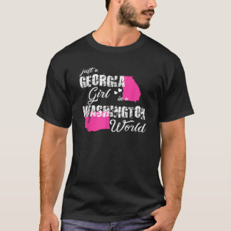 T-shirt Georgias Juste une fille en Géorgie à Washington