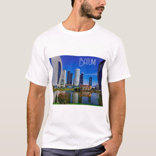 T-shirt Géorgie Batumi Architecture Paysage (Devant)