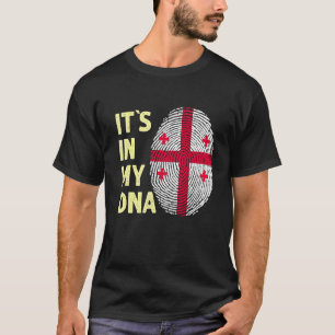 T-shirt Géorgie Dans Mon Adn Georgian Flag Team Georgia 1