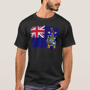 T-shirt Géorgie du Sud vintage et îles Sandwich du Sud