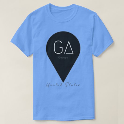 T-shirt Géorgie É (Design devant)