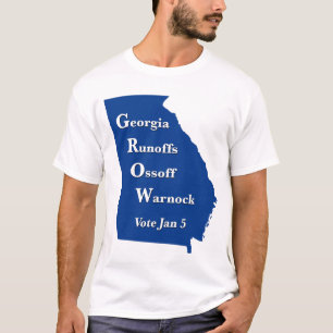 T-shirt Géorgie Runoffs Ossoff Warnock