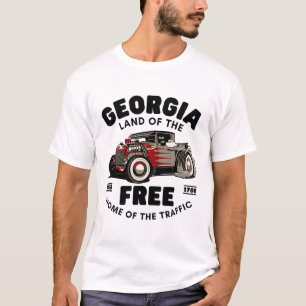 T-shirt Géorgie : terre de liberté, maison du trafic