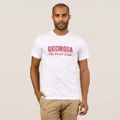 T-shirt GEORGIE vêtements de texte personnalisés (Devant entier)