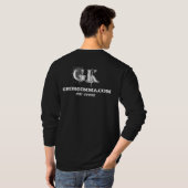 T-shirt GEORGIMMA.COM, JIU JITSU, GK - customisé (Dos entier)