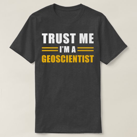 T-shirt Geoscientist Gift (Design devant)